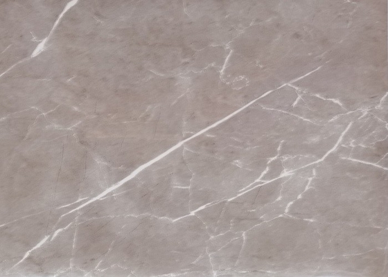 Film del PVC di Grey Marble High Gloss per il pannello di parete del MDF