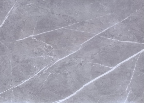 Film del PVC di Grey Marble High Gloss per il pannello di parete del MDF