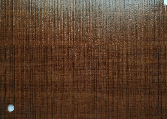 colore decorativo di legno di struttura del tessuto della stagnola del PVC di larghezza di 800mm