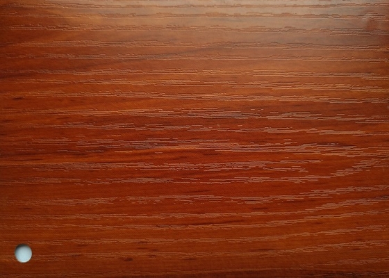 Stagnola di legno della membrana del PVC di colore di Apple per la larghezza superiore 1400mm delle porte