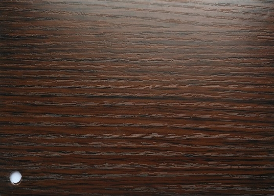 stagnola della membrana del PVC di 0.50mm per colore di legno scuro della decorazione della superficie della mobilia