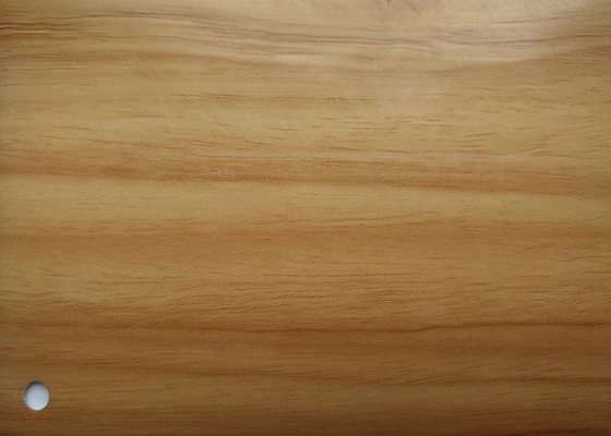 Film decorativo del PVC del grano di legno da 120 micron per lo spostamento del bordo di bordatura