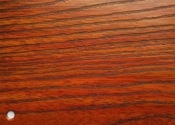 Pellicola decorativa in PVC con struttura in legno opaco per laminazione di superfici di mobili