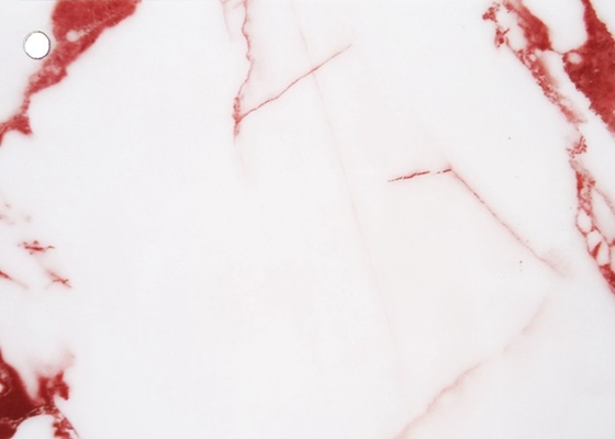 Alta copertura della mobilia del rotolo di film della laminazione del PVC del marmo di lucentezza decorativa