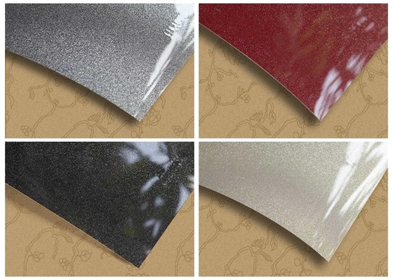 Disegno di stampa di pellicola in PVC metallico ad alto lucido per la copertura del gabinetto laminato 0,3 mm