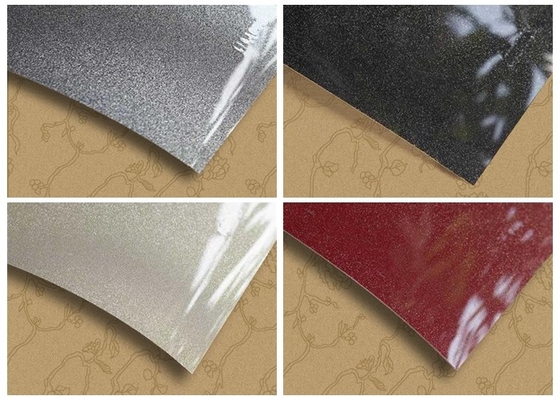 Disegno di stampa di pellicola in PVC metallico ad alto lucido per la copertura del gabinetto laminato 0,3 mm