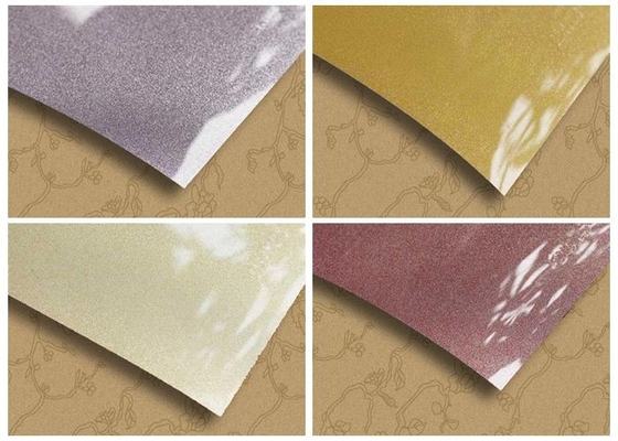 film del PVC metallizzato 0.6mm per solido di lucentezza della copertura del Governo l'alto