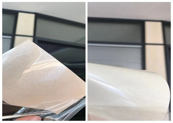 Armadio da cucina bianco del PVC del film lucentezza decorativa metallica della laminazione di alta