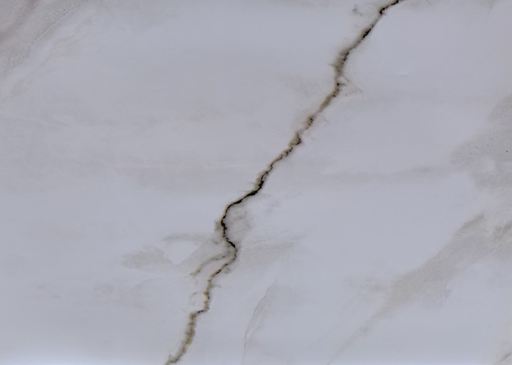 Vinile bianco del film di lucentezza del marmo dello strato del film del PVC del ripiano impermeabile