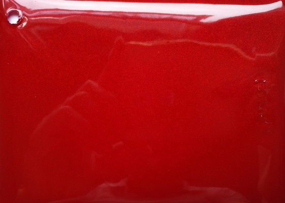 Alta stagnola della membrana del PVC di colore rosso di lucentezza per la decorazione della porta del Governo