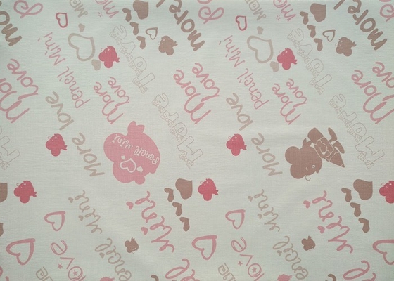 camera da letto rosa dei bambini del fumetto del PVC della carta da parati autoadesiva 10mx45cm di 5m