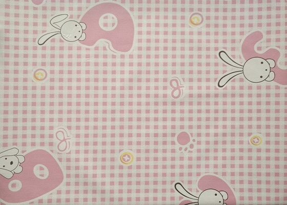 camera da letto rosa dei bambini del fumetto del PVC della carta da parati autoadesiva 10mx45cm di 5m