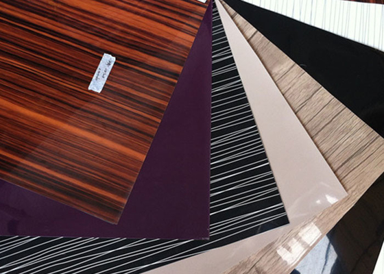 0.10mm film laminato in PVC ad alto lucido per porte da cucina