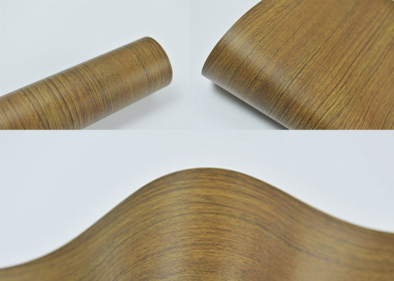 Foglio di PVC della stampa di vuoto per le porte Matte Wood Grain del guardaroba 1420mm