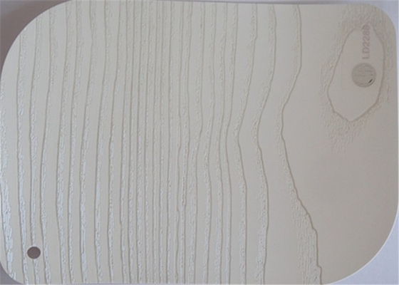 La stagnola di legno della membrana del PVC del grano della mobilia per bianco delle porte imprime