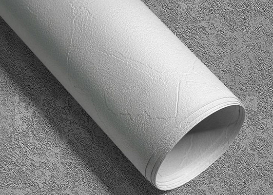 Rollo di foglio decorativo in PVC in colore massello in rilievo per copertura MDF