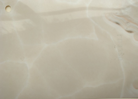 Effetto decorativo del marmo del film del PVC di colore beige per la copertura di superficie del piano d'appoggio