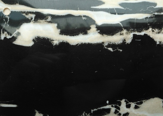 Alto film di marmo nero del PVC di lucentezza per la decorazione del controsoffitto impermeabile