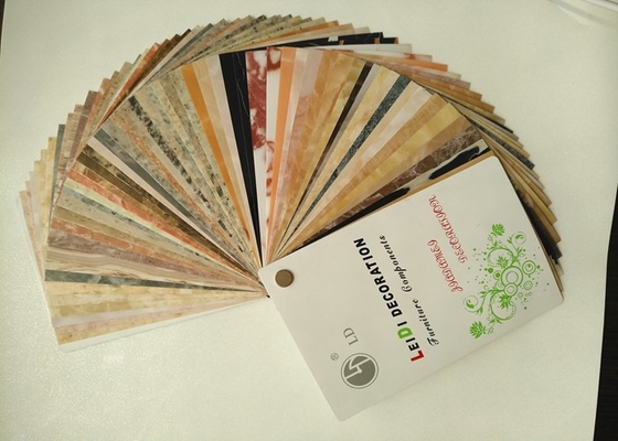 Design decorativo in marmo lucido con film in PVC spesso 0,50 mm per copertura del tavolo