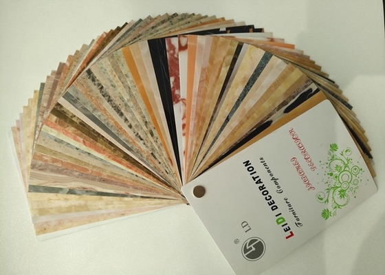 Alto film del PVC di lucentezza del graffio UV per effetto del marmo della decorazione del controsoffitto