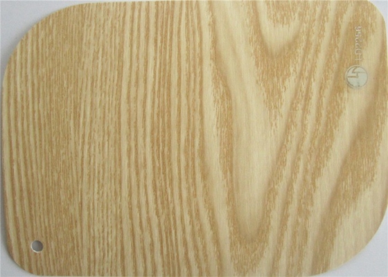 Vinile di legno giallo del PVC di rivestimento per la parete che impermeabilizza il pannello di WPC