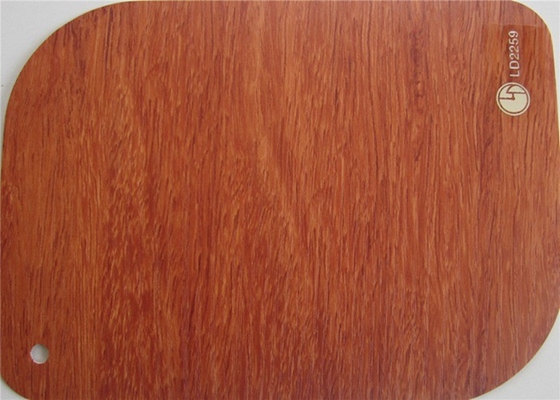 vinile di legno del PVC di 1240mm per il profilo di spostamento decorativo della parete
