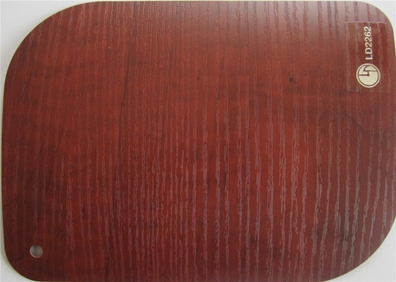 Stagnola di legno opaca della membrana del PVC di effetto 3D per la decorazione del guardaroba