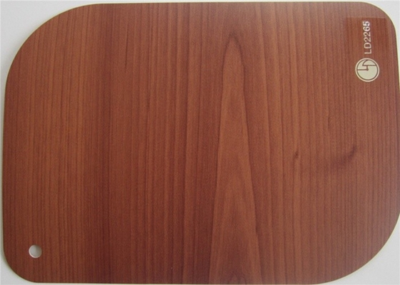 Film decorativo del PVC della porta per il grano 0.12mm di legno dell'involucro della mobilia