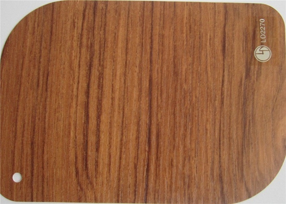 100 film allungati decorativi del soffitto del PVC del grano di legno bianco del micron