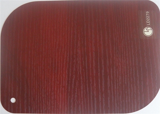 Decorazione 0.3mm di progettazione di legno del film della membrana del PVC della mobilia 0.4mm