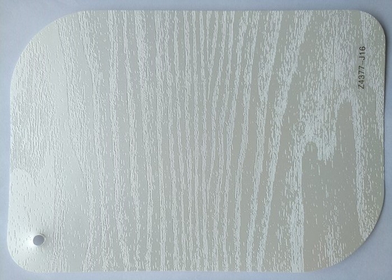 Stagnola di legno della membrana del PVC di struttura di colore bianco per la decorazione della superficie della mobilia