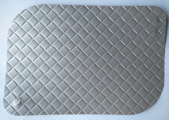 Il colore d'argento ha impresso lo spessore decorativo della stagnola 0.50mm del PVC