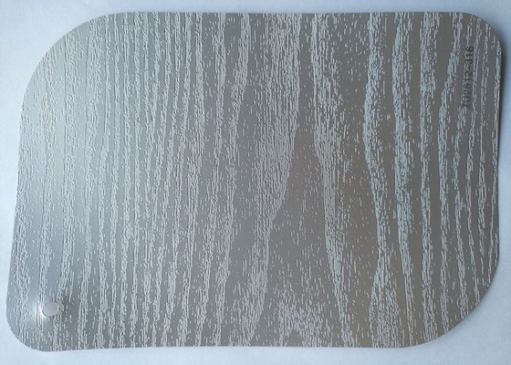 Il legno di colore solido struttura lo spessore decorativo 0.10mm della stagnola del PVC