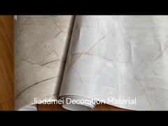 foglio di PVC decorativo di 0.50mm per la copertura di alto grano del marmo di rivestimento di lucentezza della mobilia